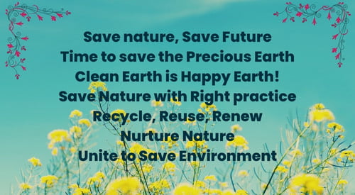 slogan-on-save-environment